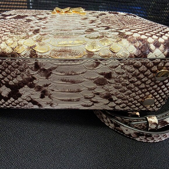 Michael Kors Small Satchel Snake Print EUC - Picture 7 of 7